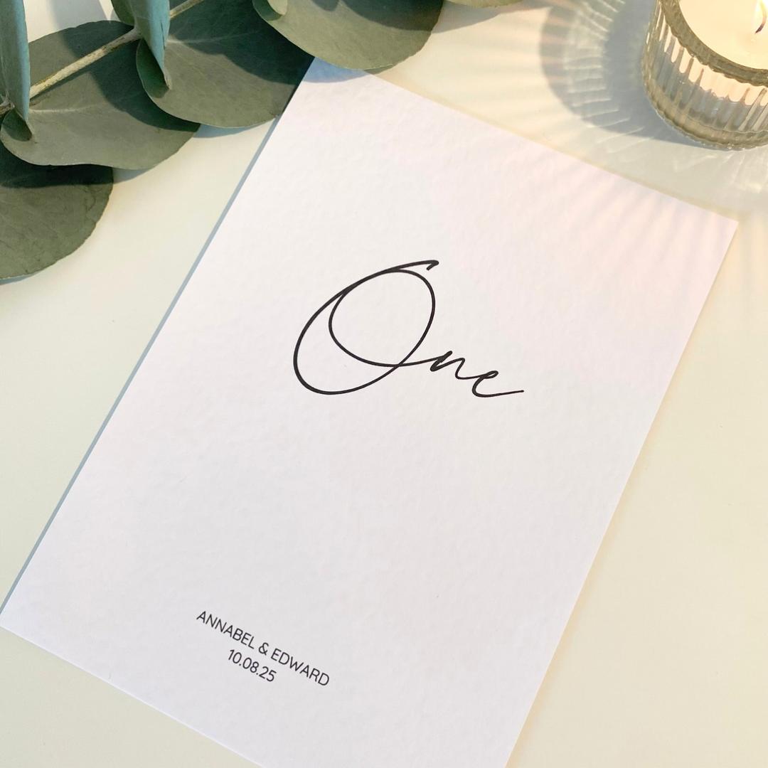 Annabel - Table Number Cards