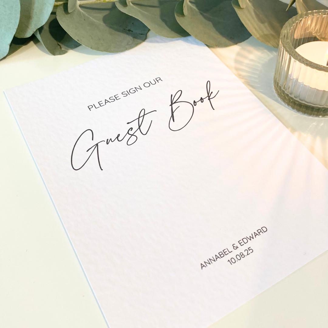 Annabel - Guest Book Sign