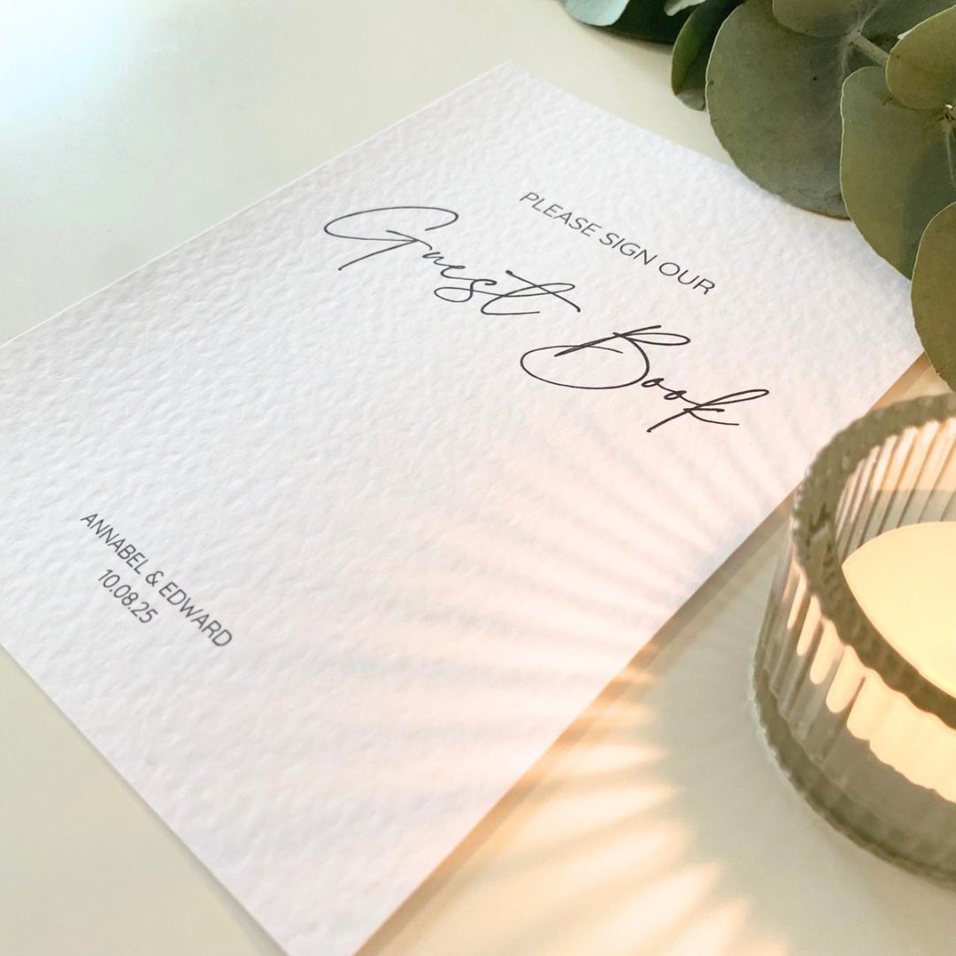 Annabel - Guest Book Sign