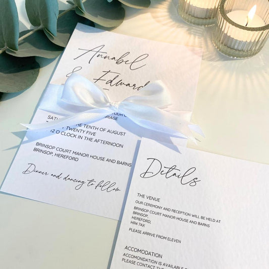 Annabel - Wedding Invitation