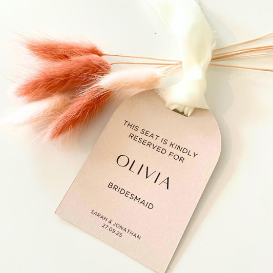 Nancy - Reserved Seating Tags