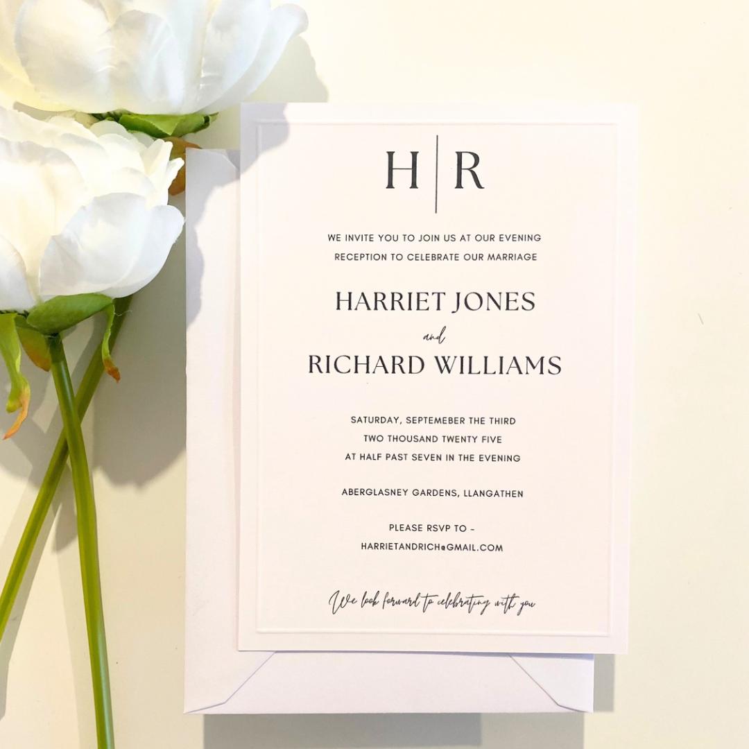 Sophie - Evening Reception Invitation