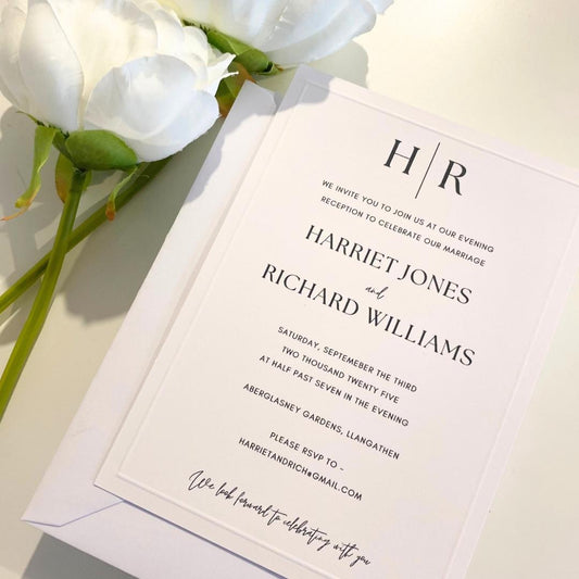 Sophie - Evening Reception Invitation