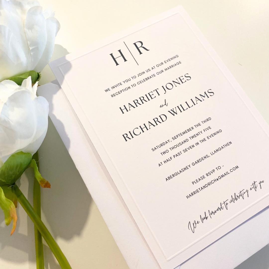 Sophie - Evening Reception Invitation