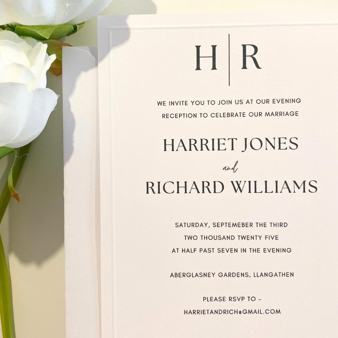 Sophie - Evening Reception Invitation