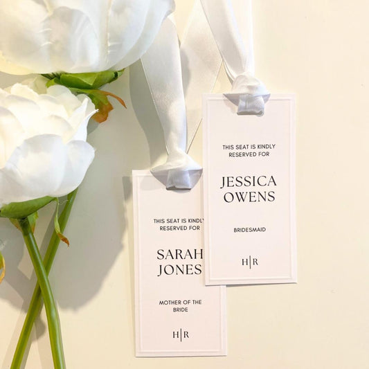 Sophie - Reserved Seating Tags