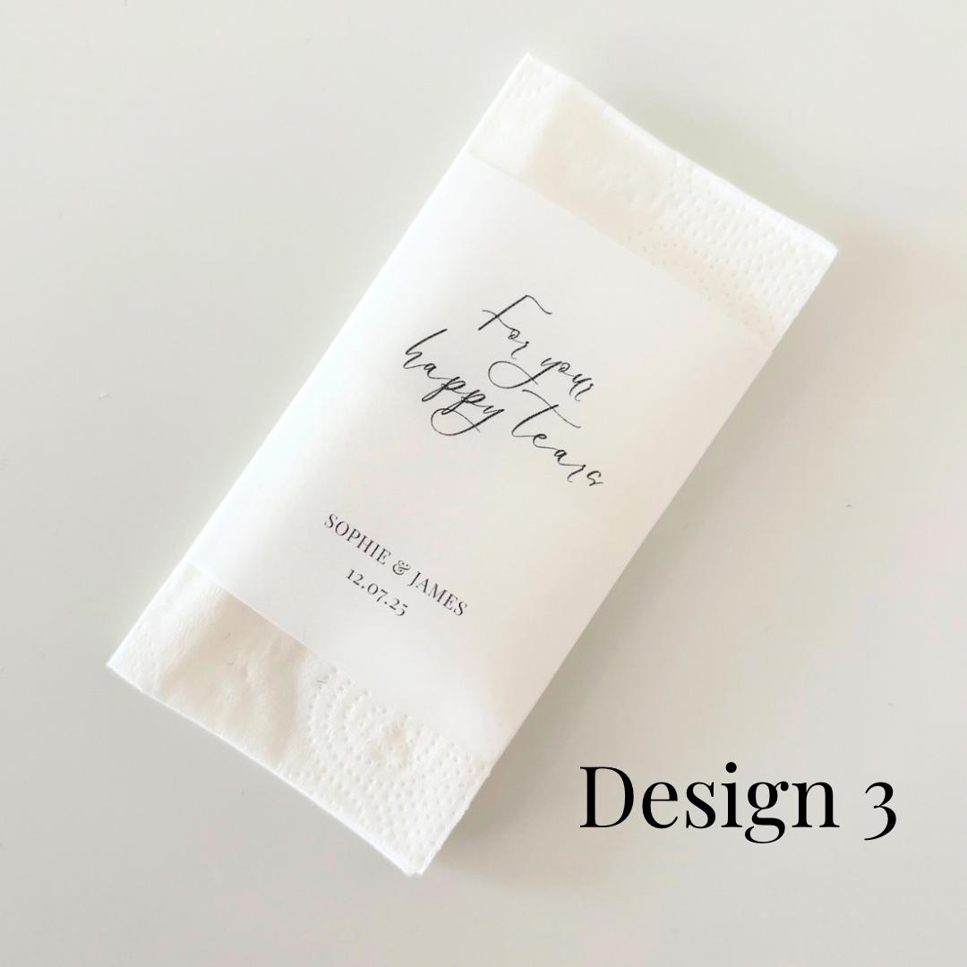 Wedding Tissues, For Your Happy Tears