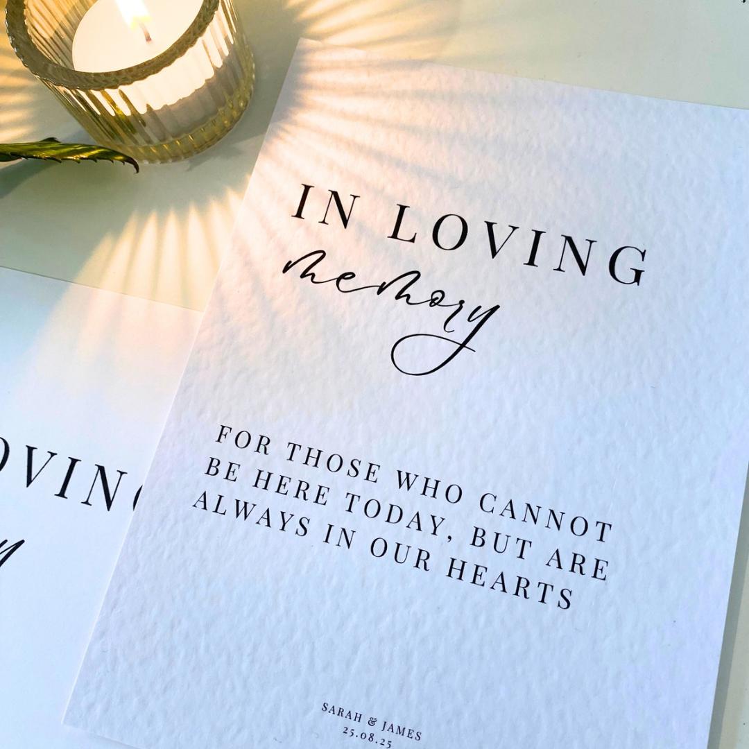 Charlotte - In Memory Sign