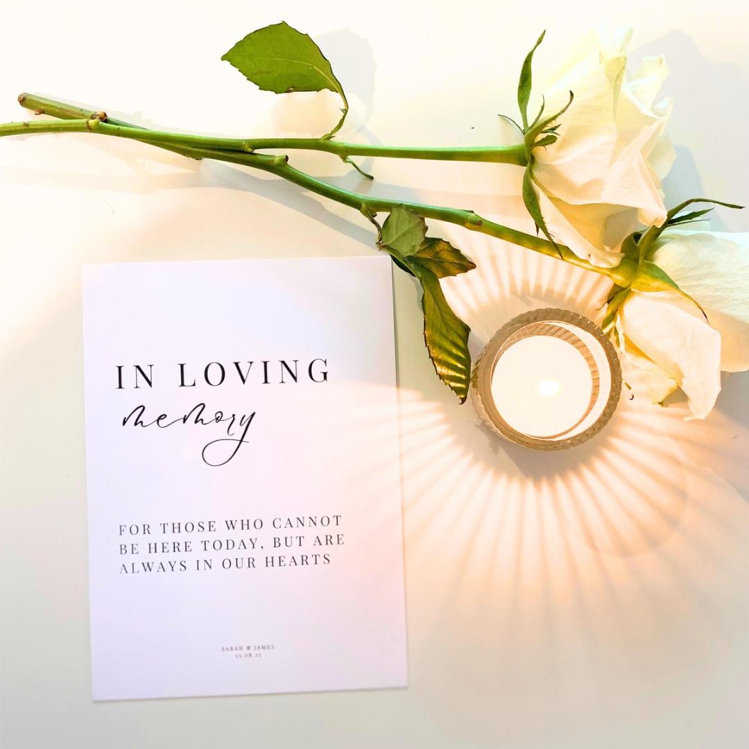 Charlotte - In Memory Sign