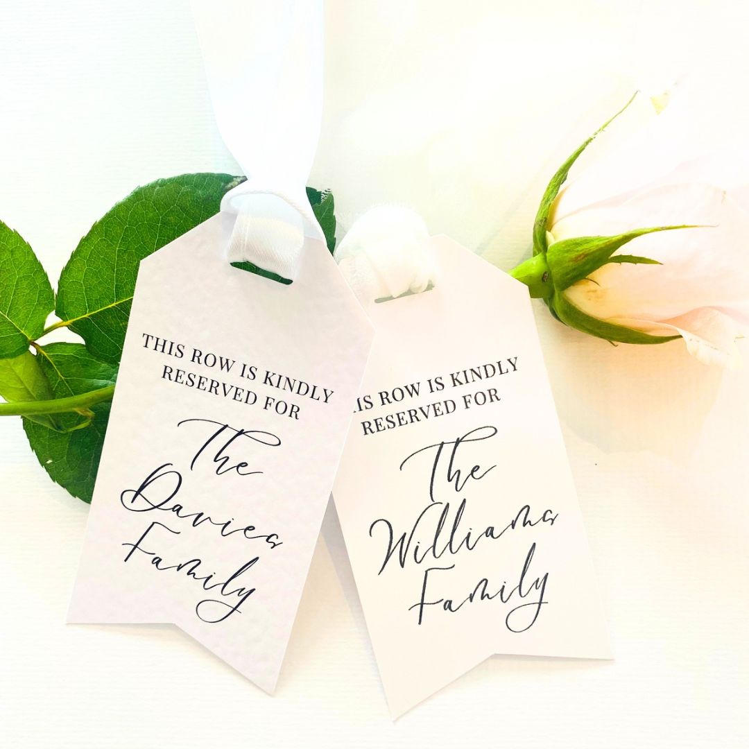 Charlotte - Reserved Seating Tags