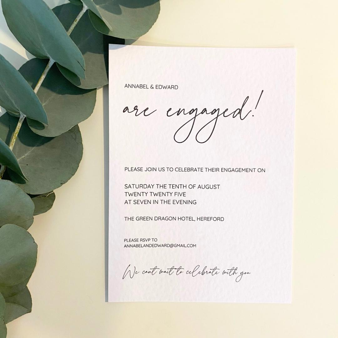 Annabel - Engagement Invitation