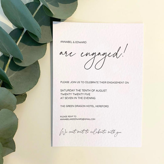 Annabel - Engagement Invitation