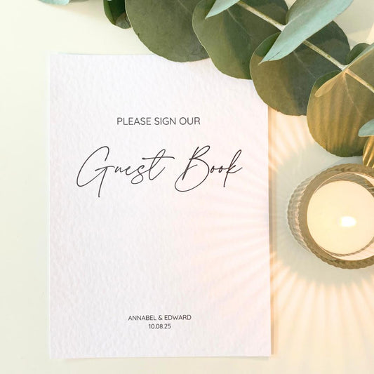 Annabel - Guest Book Sign