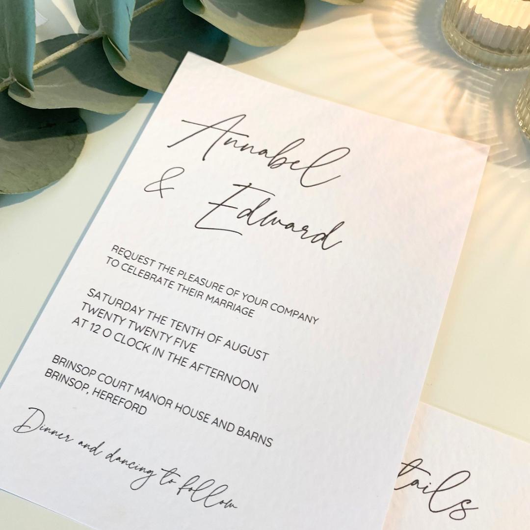Annabel - Wedding Invitation