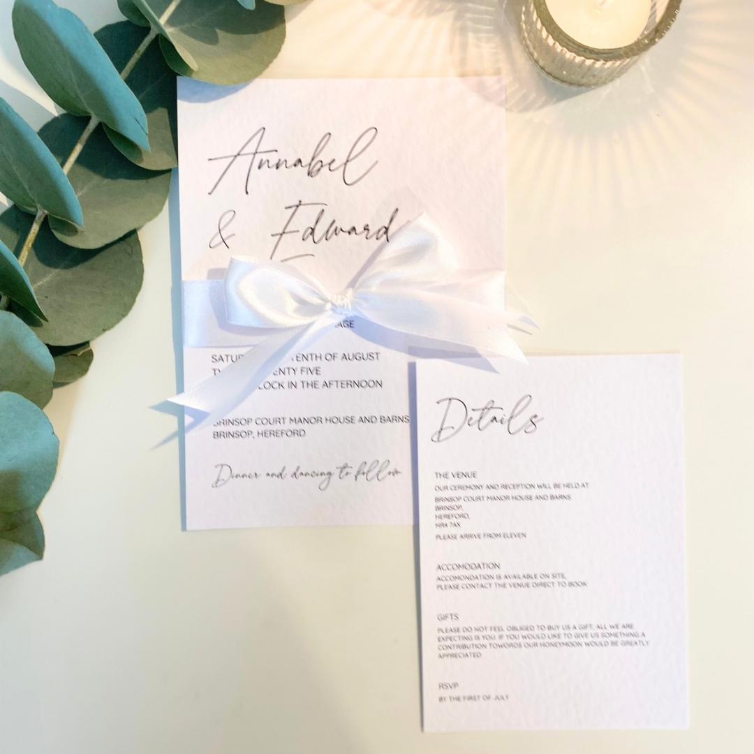 Annabel - Wedding Invitation