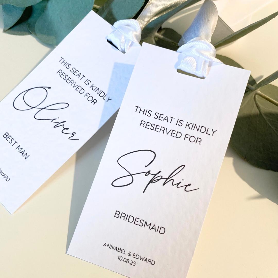 Annabel - Reserved Seating Tags