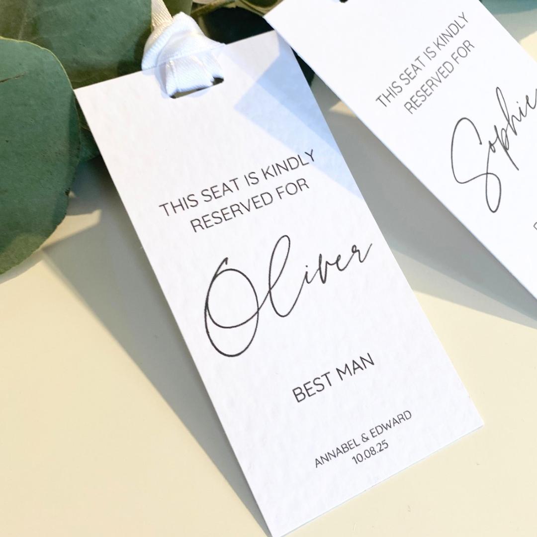 Annabel - Reserved Seating Tags