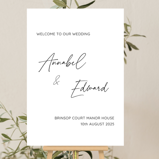 Annabel - Welcome Sign