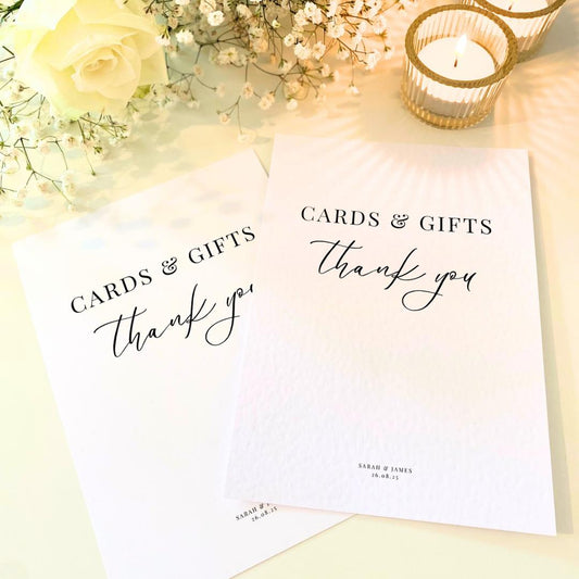 Charlotte - Cards & Gifts Sign