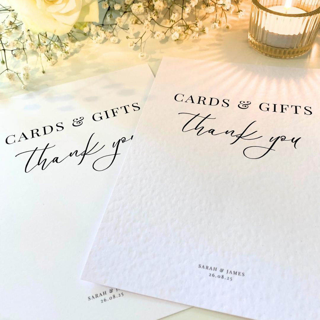 Charlotte - Cards & Gifts Sign