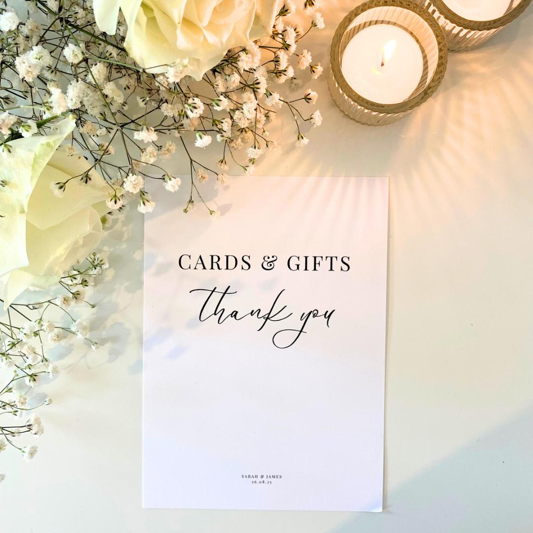 Charlotte - Cards & Gifts Sign