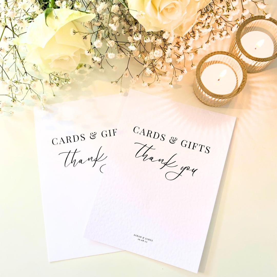 Charlotte - Cards & Gifts Sign