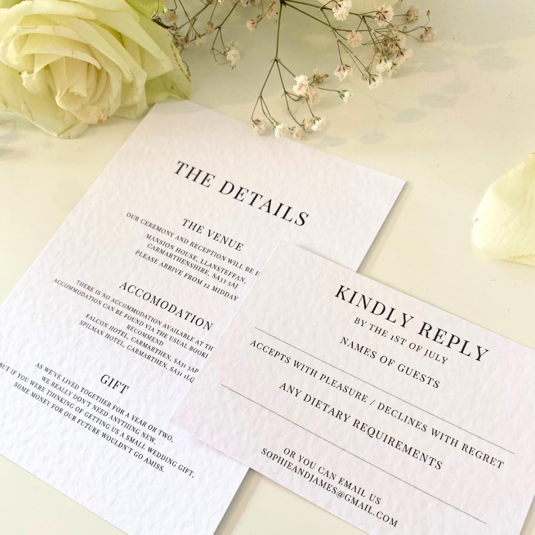 Charlotte - Wedding Invitation