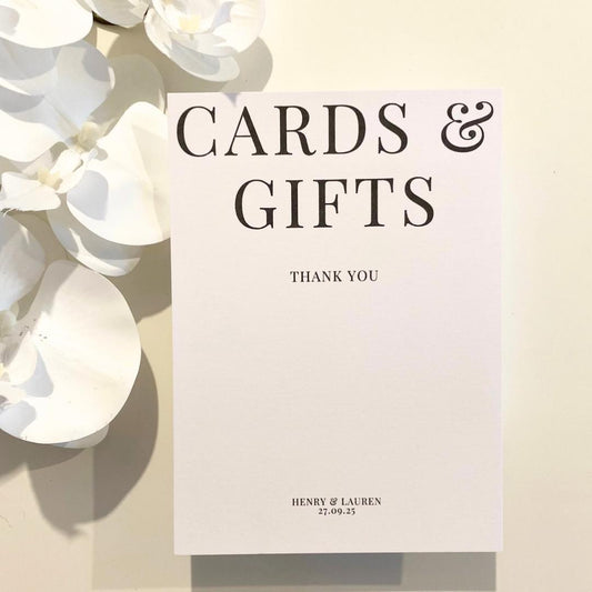 Lauren - Cards and Gifts Sign