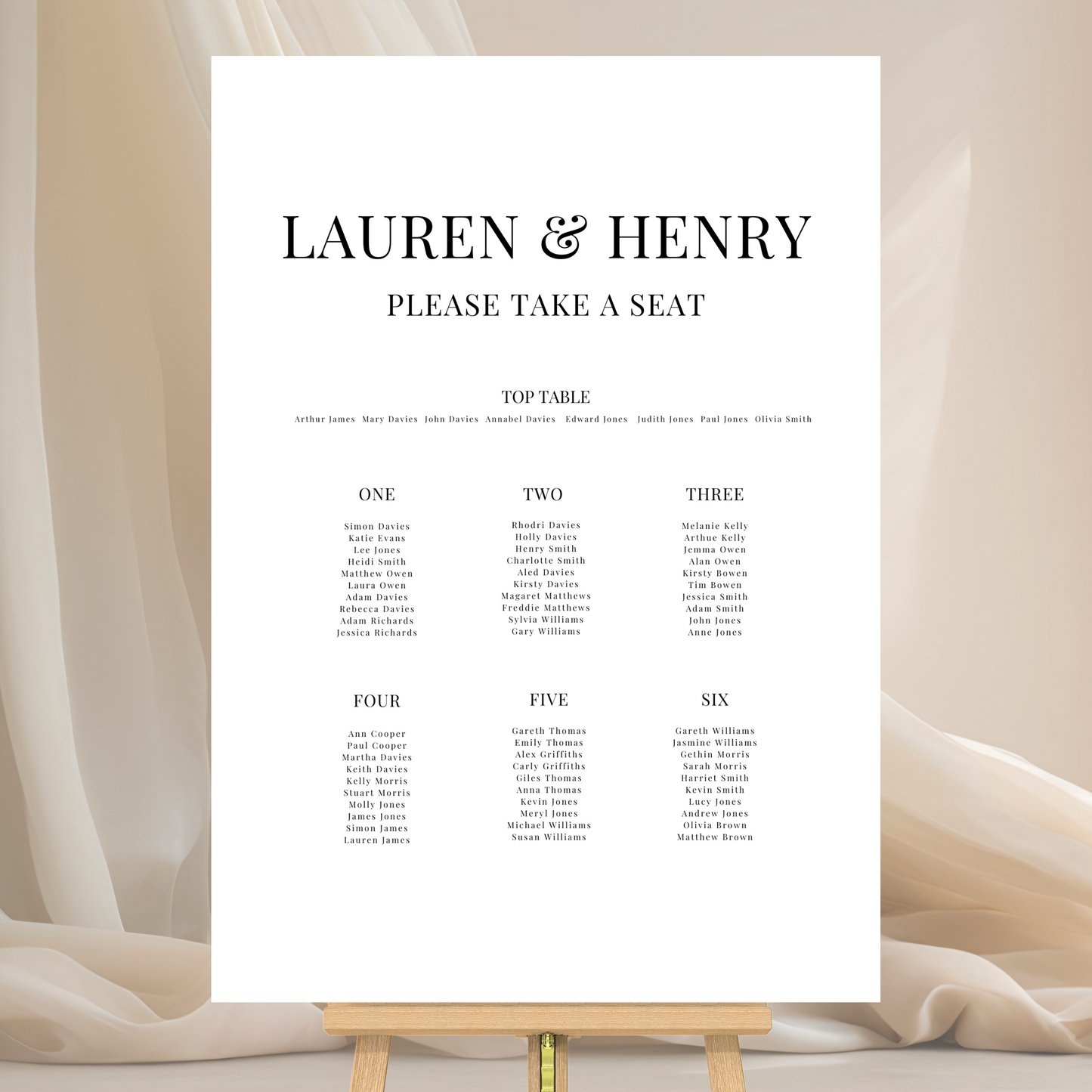 Lauren - Table Plan