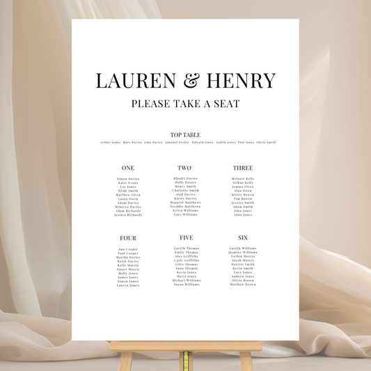 Lauren - Table Plan