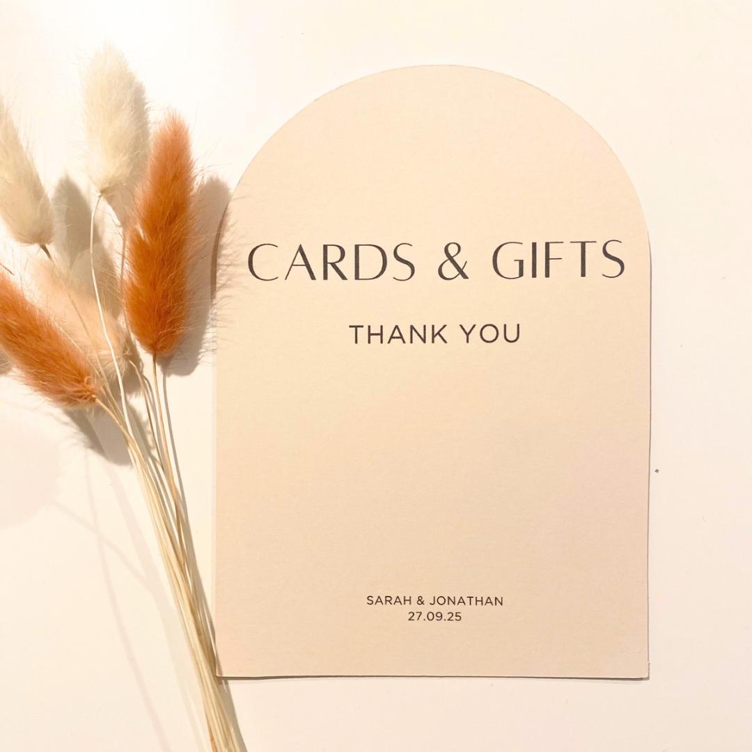 Nancy - Cards & Gifts Sign