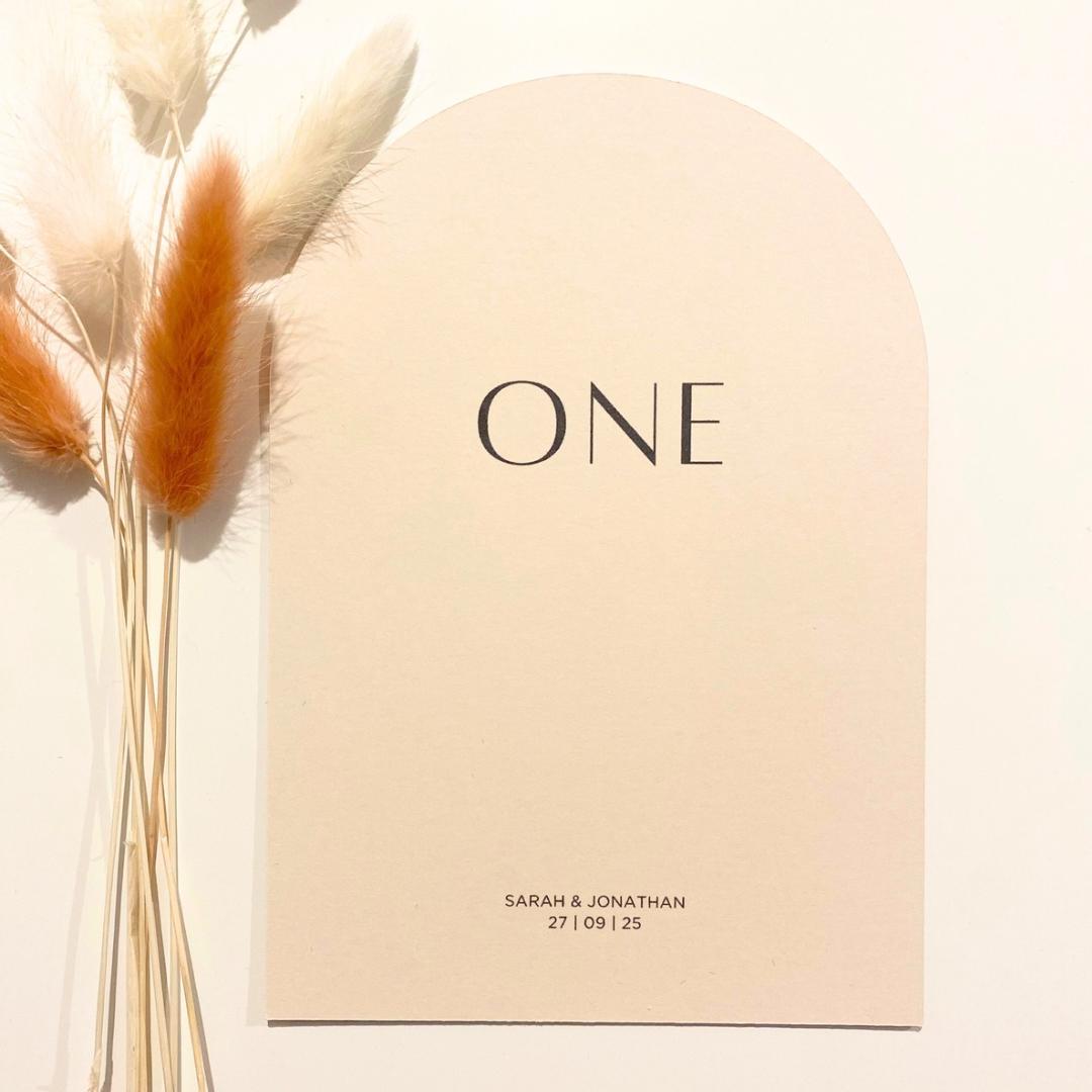 Nancy - Table Number Cards
