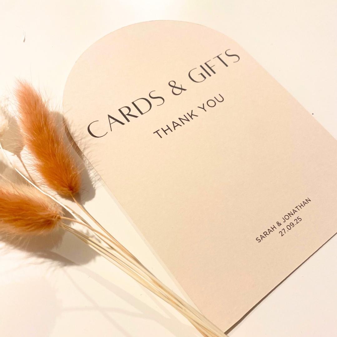 Nancy - Cards & Gifts Sign