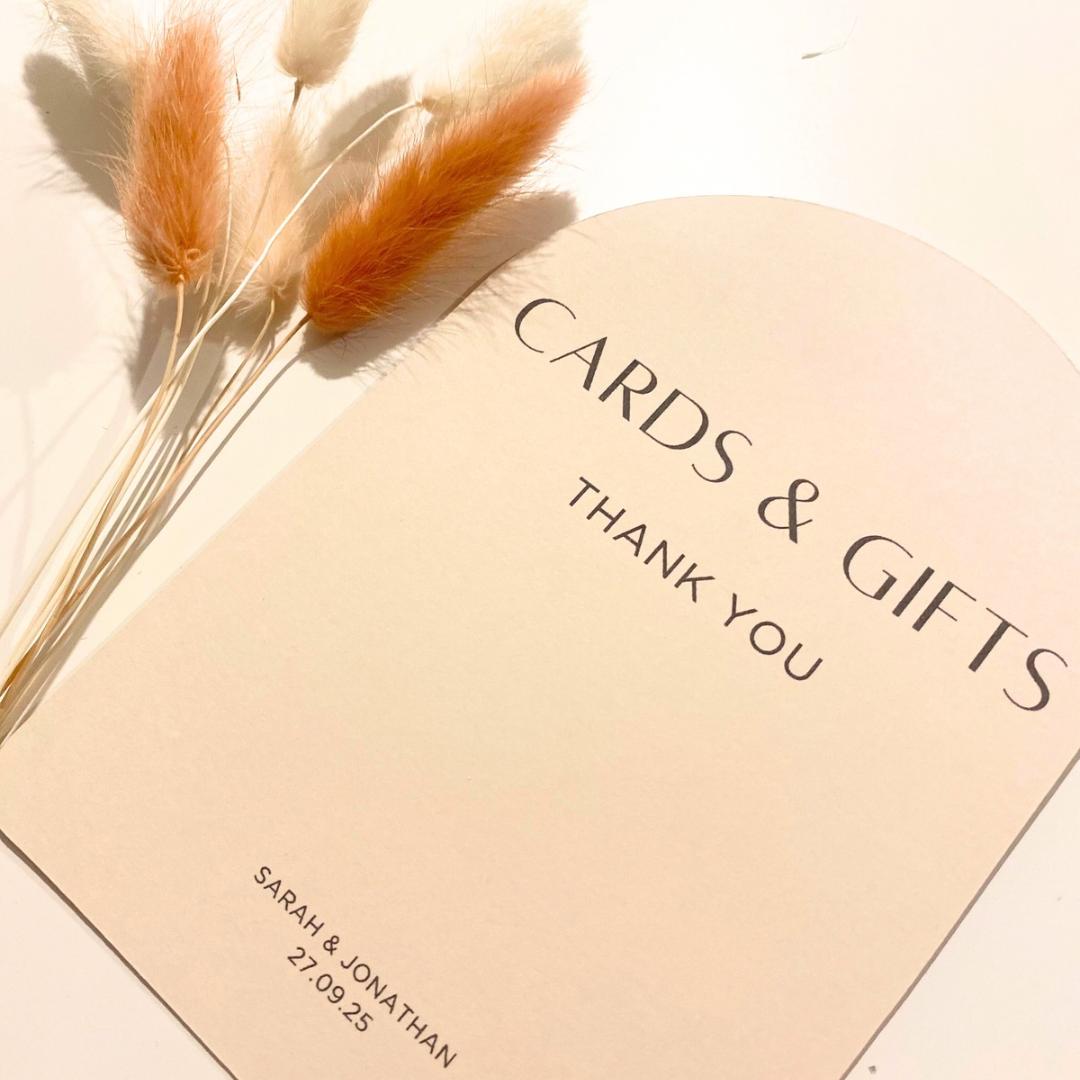 Nancy - Cards & Gifts Sign
