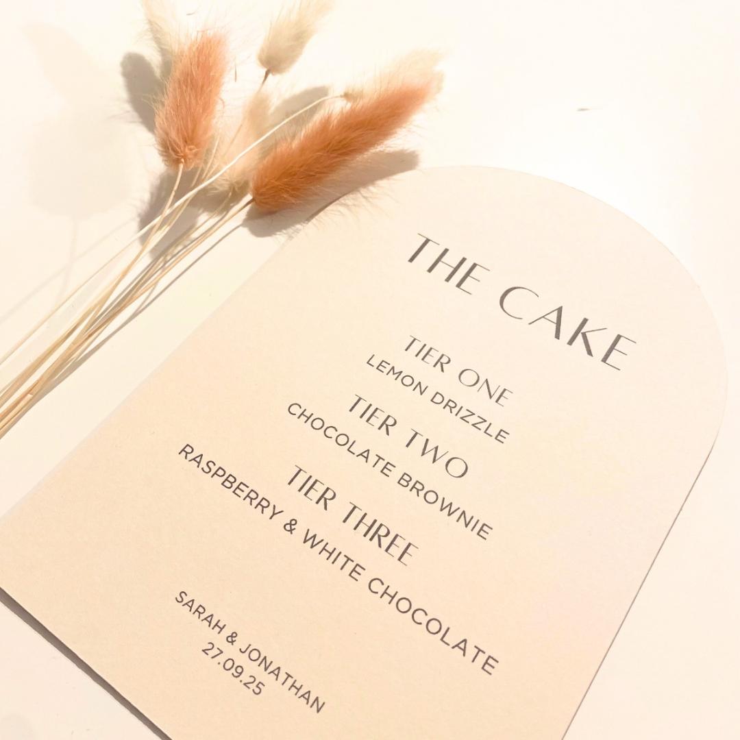Nancy - Cake Sign