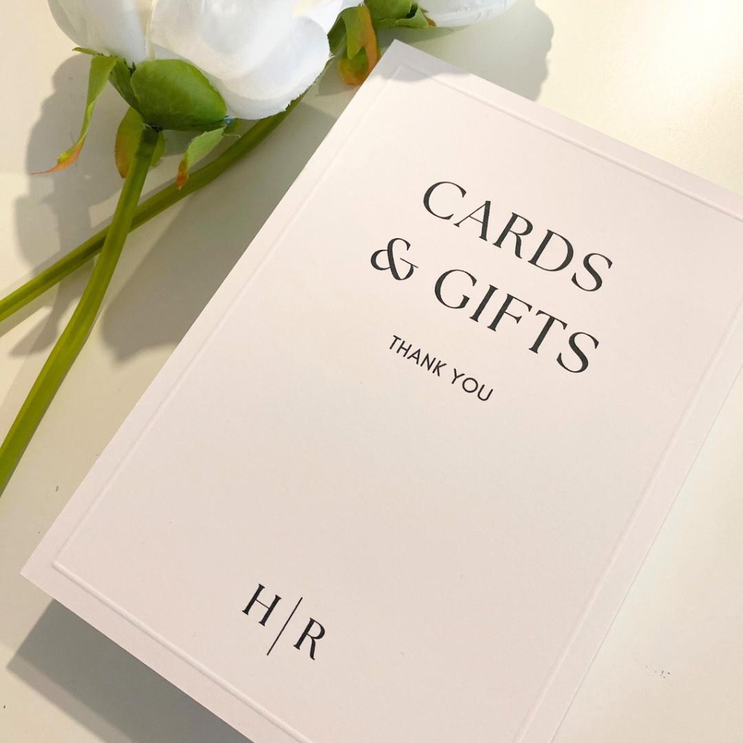 Sophie - Cards & Gifts Sign