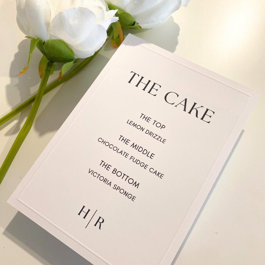 Sophie - Cake Sign