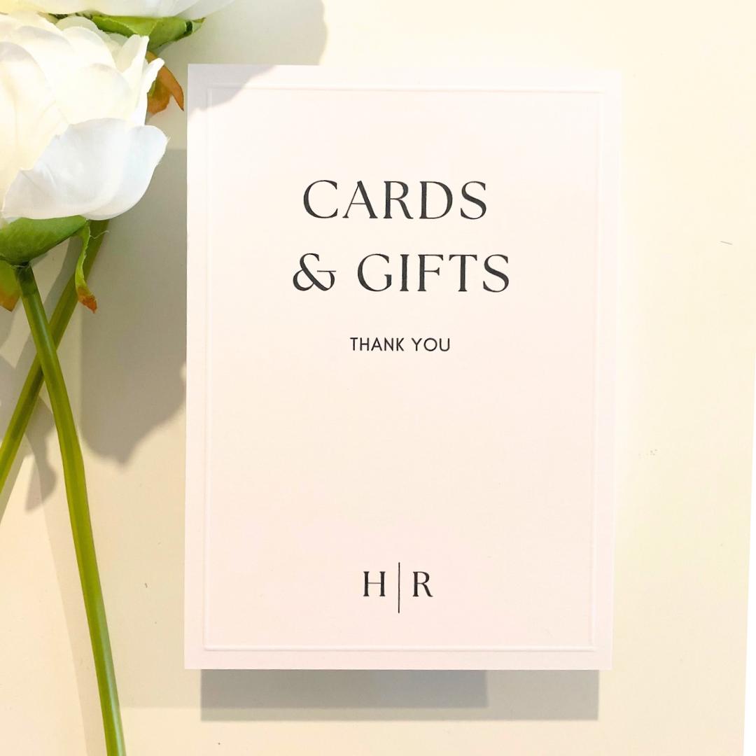 Sophie - Cards & Gifts Sign