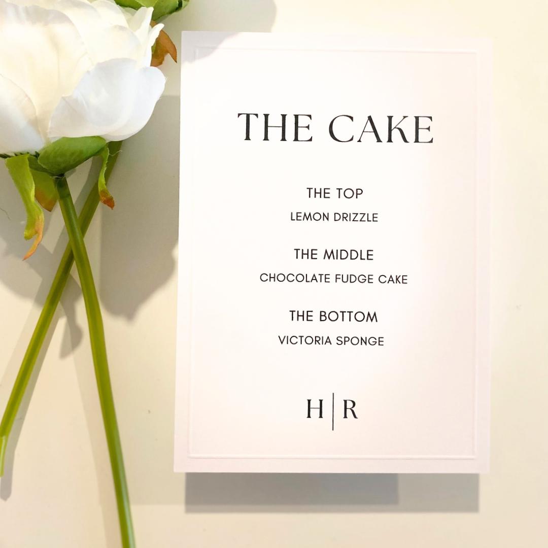 Sophie - Cake Sign