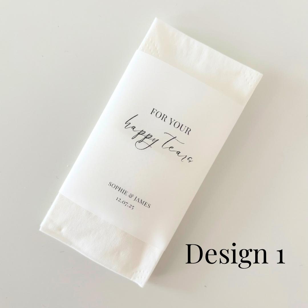 Wedding Tissues, For Your Happy Tears